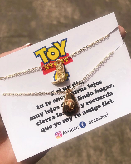 Toy Story Collar Set Mejores Amigos Disney