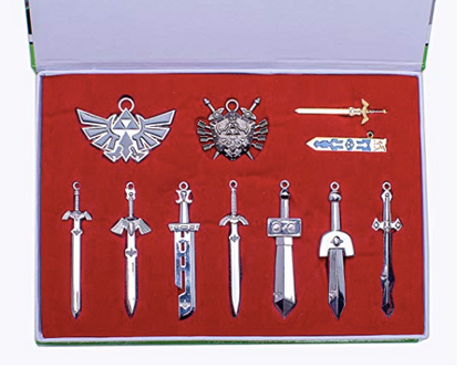 CAJA ACCESORIOS ZELDA 11 PCS