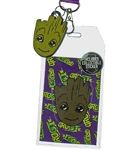 Porta Gafetes Groot Guardianes De La Galaxia