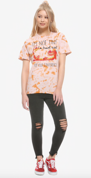 Mulan Camisa Estilo Tie-Dye Mushu