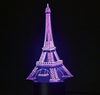 Lampara Holografica Torre Eiffel