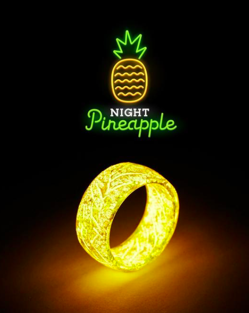 Night Pineapple Anillo Luminoso Anillos Luminosos