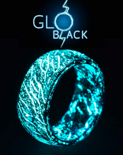 Glo Black Anillo Luminoso Anillos Luminosos