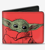 The Mandalorian Cartera Baby Yoda Roja