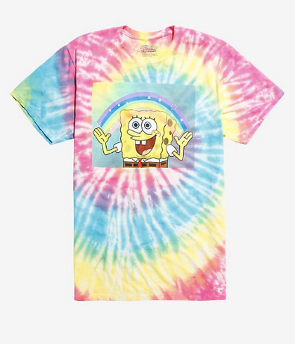 Bob Esponja Camisa Tie-Dye Imaginacion