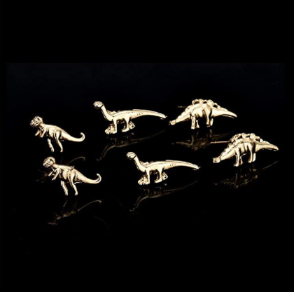 Set De Aretes Dinosaurio Trio