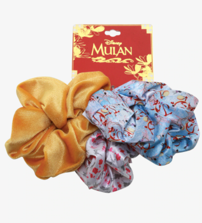Mulan Scrunchies Set 3 Piezas Mushu
