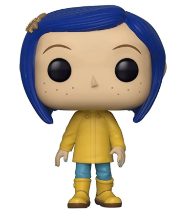 Coraline Funko Impermeable Amarillo