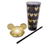 Mickey Mouse Termo Negro y Dorado Disney