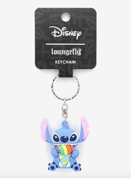 Lilo & Stitch Llavero Stitch Comiendo Nieve