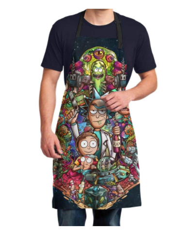 Rick y Morty Delantal Mandil