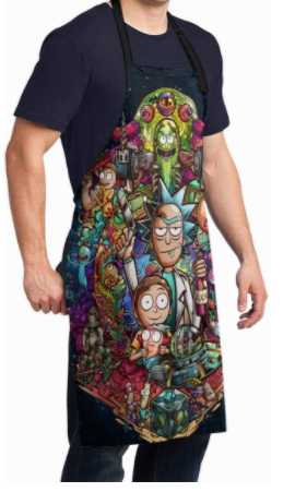 Rick y Morty Delantal Mandil