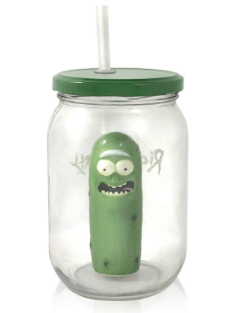 Rick y Morty Termo Mason Jar PRE-ORDEN