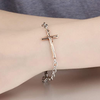 Set De Brazaletes Para Pareja Cruz Brazalete Pulsera Cruz