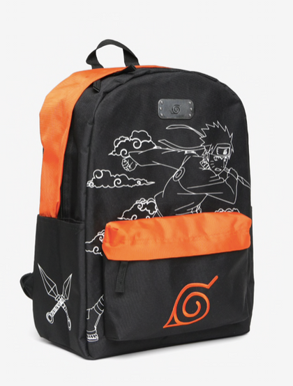 Naruto Mochila Detalles Naranjas