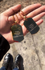 Collar Personalizado Tipo Militar Dorado Dog Tag