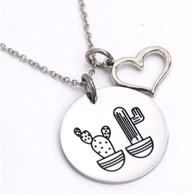 Collar Cactus We Stick Together