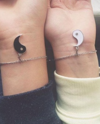 Set De Brazalete Yin Yang