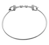Caballo Pulsera Plateada Brazalete