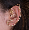 La Bella Y La Bestia Arete Ear Cuff Tipo Piercing Rosa