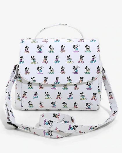 Mickey Mouse Bolsa CrossBody Poses Pastel Rainbow