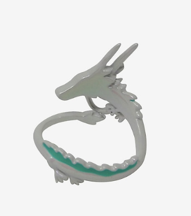 Estudio Ghibli Anillo Spirited Away Viaje de Chihiro Dragon