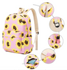 Mochila Rosa Girasoles Set