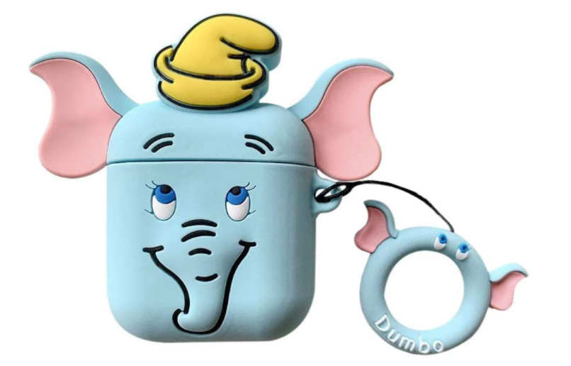 Dumbo Funda para Apple Airpods con funda de carga y protector de Walt Disneyland