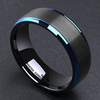 Anillo Azul Negro Tungsten