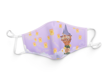 Enredados Cubre Bocas Rapunzel
