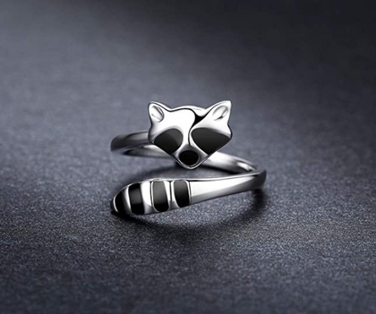 Anillo Mapache Plata .925