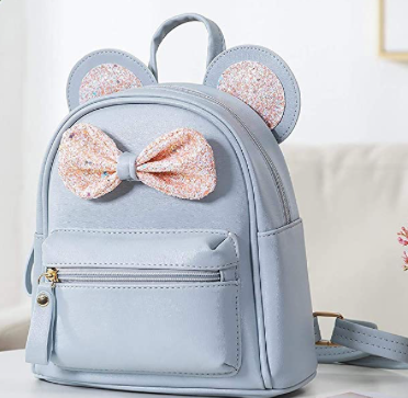 Mickey Mouse Mochila Minnie Moño Azul Disney