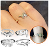Set De Anillos Dinosaurio 4 Piezas
