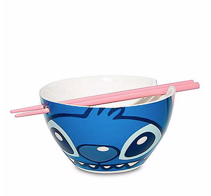 Stitch Bowl Ramen Rostro Dumplings