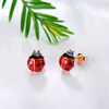 Miraculous Lady Bug Aretes .925