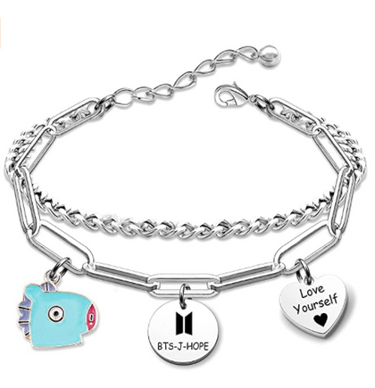 BTS BT21 Brazalete Pulsera Personajes