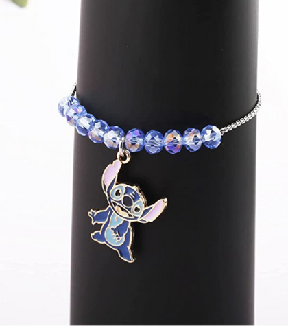 Stitch Brazalete Piedras Ohana Pulsera