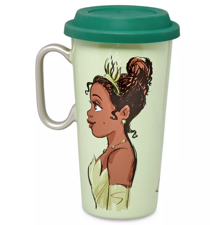 La Princesa Y El Sapo Taza De Viaje Tiana