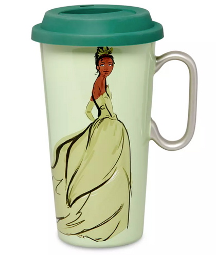 La Princesa Y El Sapo Taza De Viaje Tiana
