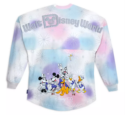 Mickey Mouse Spirit Jersey 100 Aniversario Camisa Manga Larga