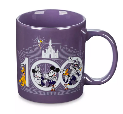 Aniversario 100 Disney Taza Con Tapadera Mickey Mouse