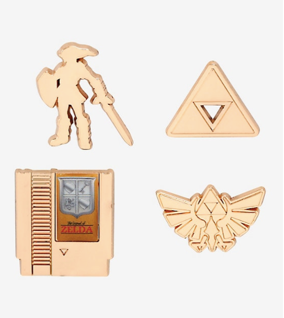 Zelda Pin 4 piezas