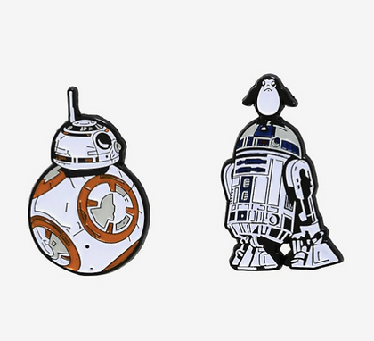 Star Wars BB-8 , R2-D2 Pin Set Disney