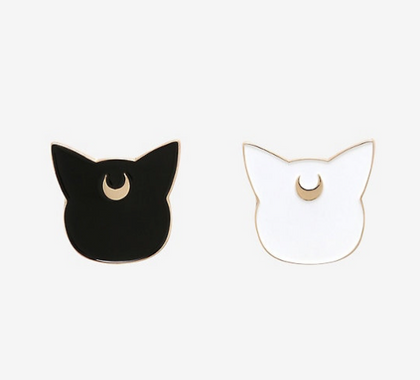 Sailor Moon Luna y Artemis Pin Set