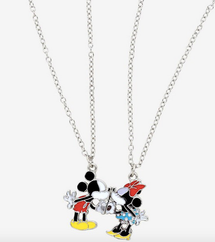 Mickey Mouse Set Collares Mickey y Minnie Besandose