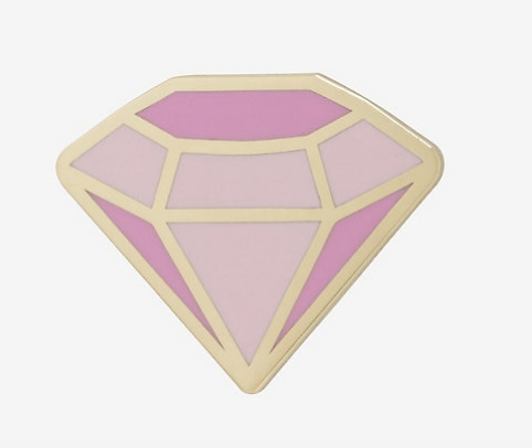 Diamante Rosa Pin