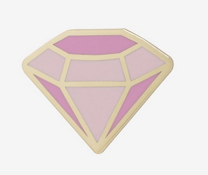 Diamante Rosa Pin