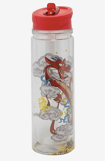 Mulan Termo De Agua Mushu Rojo