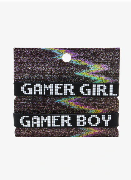 SET DE BRAZALETE GAMER BOY GAMER GIRL