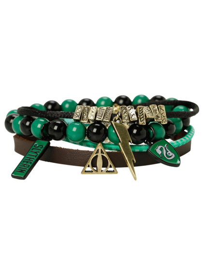 Harry Potter Brazalete Slytherin 4 Piezas